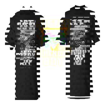 Sister Of The Birthday Boy Monster Truck Birthday Novelty T-Shirt | Seseable UK