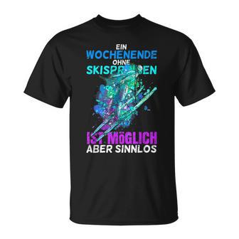 Ski Jumping Winter Sport For Skiing Fans T-Shirt - Geschenkecke