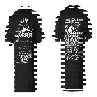Ski Season Skiing Skier For Cool Grandpa T-Shirt - Monsterry