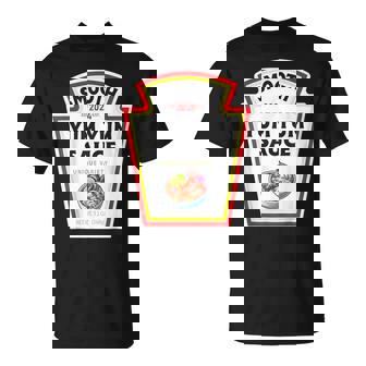 Smooth Yumyum Sauce Halloween 2024 Couples Costume T-Shirt - Thegiftio UK