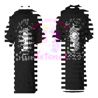 Solo Una Chica Que Ama Las Cetonas Dieta Cetogénica Divertida Keto Camiseta unisex - Regaloses