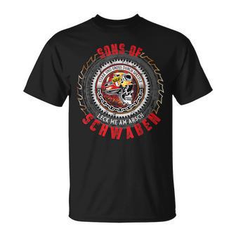 Sons Of Schwaben Home Freedom Exit Street Motorcycle T-Shirt - Geschenkecke