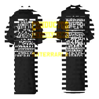 Soy El Conductor De La Excavadora Excavadora Camiseta unisex - Regaloses