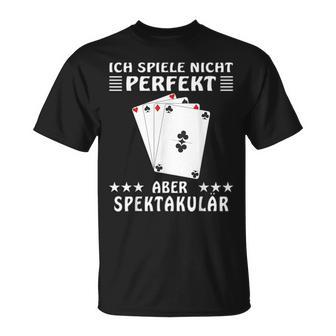 Spektacular Card Player T-Shirt - Geschenkecke