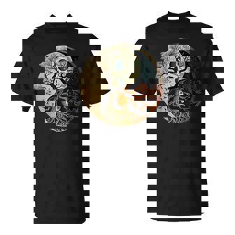 Spiritual Yin Yang Buddhist Tree Of Life T-Shirt | Seseable CA