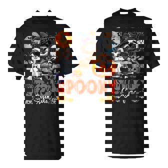 Spooky Halloween Squad Three Horror Sloths Cosplay Witch Boo T-Shirt - Monsterry