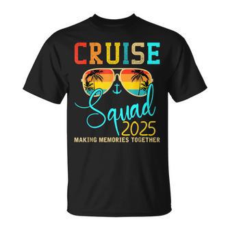Squad Crew Cruise 2025 Summer Vacation Matching Family Group T-Shirt - Monsterry