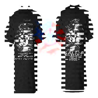 St Florian Patron Saint Of Firefighters Usa Catholic T-Shirt - Monsterry