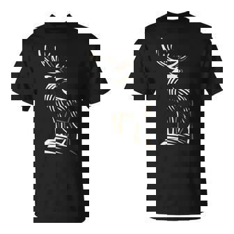 Stag Schwarzwald Deer Antlers Roe Deer T-Shirt - Monsterry