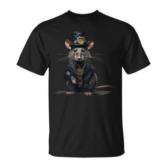 Steampunk Rat Dead Death Grunge Gothic Dark Steam Punk T-Shirt - Geschenkecke