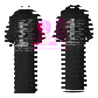 I Am The Storm Black Woman Pink Breast Cancer Awareness T-Shirt - Seseable