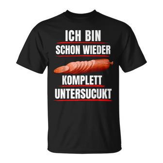 Sucuk Turkish Sausage Saying Nicht Unterdönert Sucuk T-Shirt - Geschenkecke