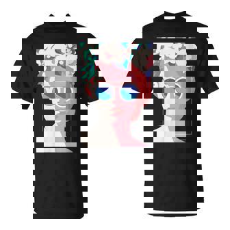 Super Chic Casual Summer Top Girl With Flower Crown T-Shirt - Monsterry