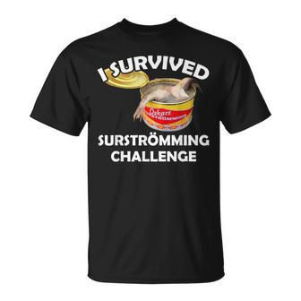 Surströmming I Survived Surströmming Challenge T-Shirt - Geschenkecke