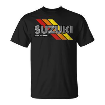 Suzuki Japanese Family Name Retro Vintage T-Shirt | Seseable UK