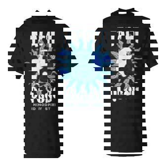 Tai Chi Martial Arts Ying Yang Qi Gong Balance Breathing T-Shirt - Monsterry