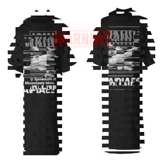 Talk About Airplanes Aviation T-Shirt | Seseable UK