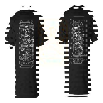 Tattooist Artist Tattoo Tattoos Skeleton Tarot Card T-Shirt - Thegiftio UK