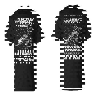 Tatuado Máquina Tinta Tatto Artista Tatuaje Tatuador Camiseta unisex - Regaloses