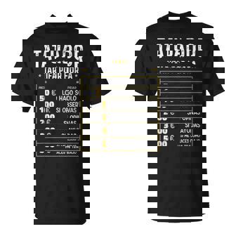 Tatuador Tarifa Por Hora De Tatuador Diseño Gracioso Camiseta unisex - Regaloses