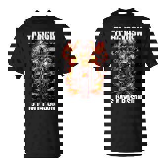Tax Evasion Is My Passion Edgy Skeleton T-Shirt - Thegiftio UK