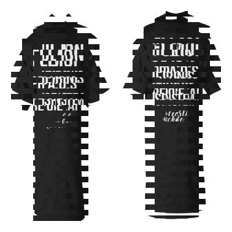 Teacher Full Moon Response Team Light T-Shirt - Monsterry