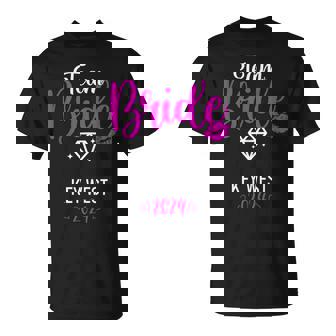 Team Bride Key West 2024 Bachelorette Party Bride Team T-Shirt - Monsterry