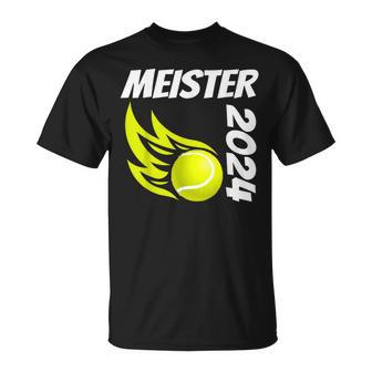 Team Club Tennis Meister 2024 Climber Fan Trainer T-Shirt - Geschenkecke