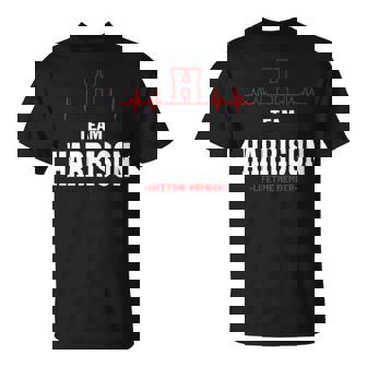 Team Harrison Lifetime Member Harrison Last Name T-Shirt | Seseable UK