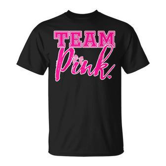 Team Pink Gender Reveal Team For Girls T-Shirt - Geschenkecke