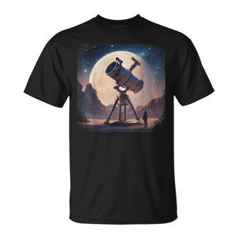 Telescope Planet Space Astronomy Space T-Shirt - Geschenkecke