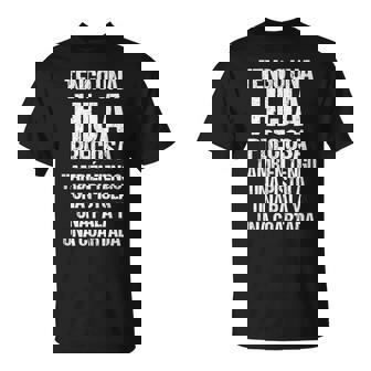 Tengo Una Hija Preciosa También Tengo Una Pistola Camiseta unisex - Regaloses
