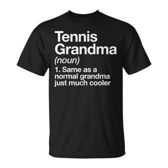 Tennis Grandma Definition Sports T-Shirt - Monsterry AU