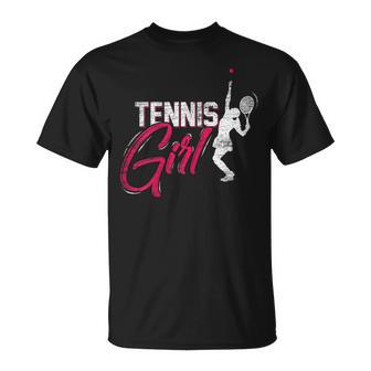 Tennis Player Girls Tennis T-Shirt - Geschenkecke