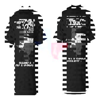 Texas Is Calling And I Must Go Texas T-Shirt - Monsterry