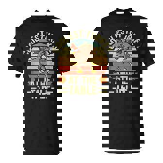 Thanksgiving Boys Coolest Turkey At The Table Coolest Turkey T-Shirt - Seseable