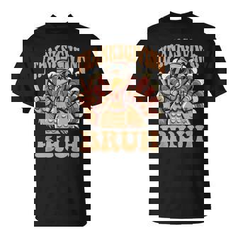 Thanksgiving Bruh Turkey Fall Boys T-Shirt - Thegiftio UK