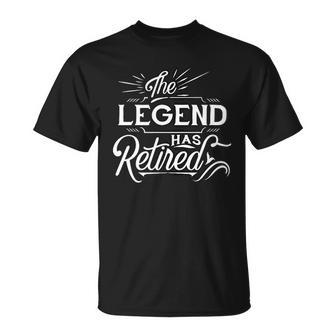 The Legend Has Retired Wine Tumbler Retirement T-Shirt - Thegiftio