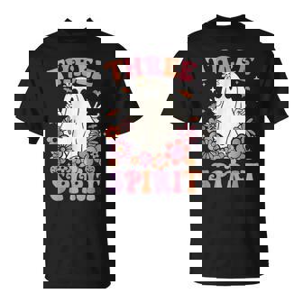 Three Spirit Halloween 3Rd Birthday Party Decorations T-Shirt - Monsterry