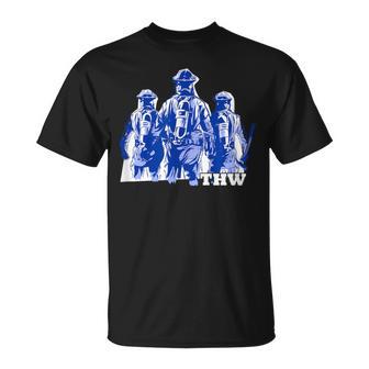 Thw Technisches Hilfswerk Motif Thw Father Father's Day T-Shirt - Geschenkecke