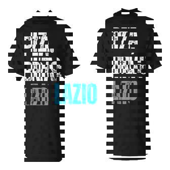 Tifoso Lazio Pizza Birra Uomo Semplice Laziale Sin Mangas Camiseta unisex - Regaloses