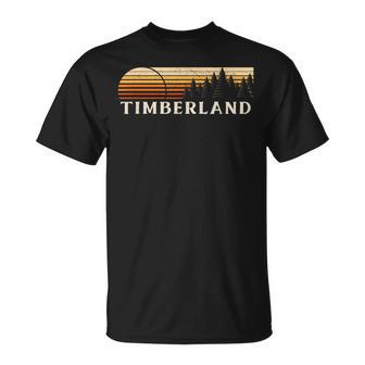 Timberland Nc Evergreenintage Sunset Eighties Retro T-Shirt - Geschenkecke