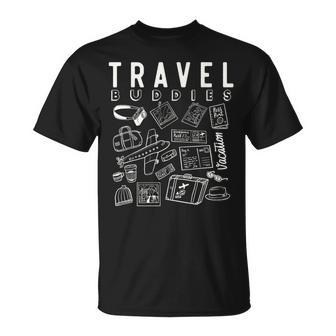 Travel Buddy Lustiges Reisegeschenk Für Reisende T-Shirt - Seseable