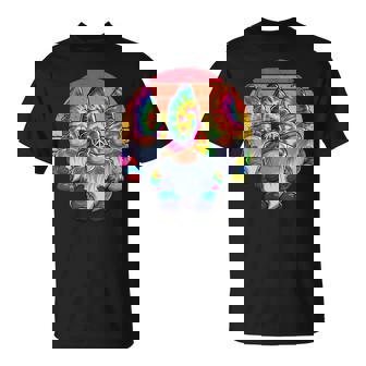 Trois Nains Hippies Nains De Paix Drôles Et Rétro Cravate T-Shirt - Cadeauxyz