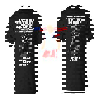 Trump 47 Football Jersey 2024 Us Flag Trump Vance 2024 T-Shirt | Mazezy