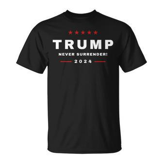 Trump Never Surrender 4Th Of July Usa Maga American T-Shirt - Monsterry CA