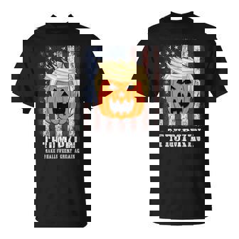 Trumpkin Patriotic Halloween T-Shirt - Monsterry