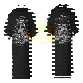 Turkey Ufo Thanksgiving Alien Abduction Turkey Turkey T-Shirt - Thegiftio UK