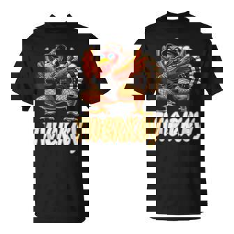 Twerkey Squad Twerking Dancing Turkey Thanksgiving T-Shirt - Monsterry