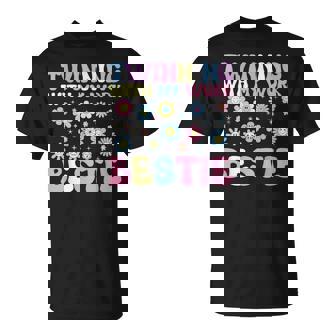 Twinning With My Work Bestie Twins Day T-Shirt - Monsterry